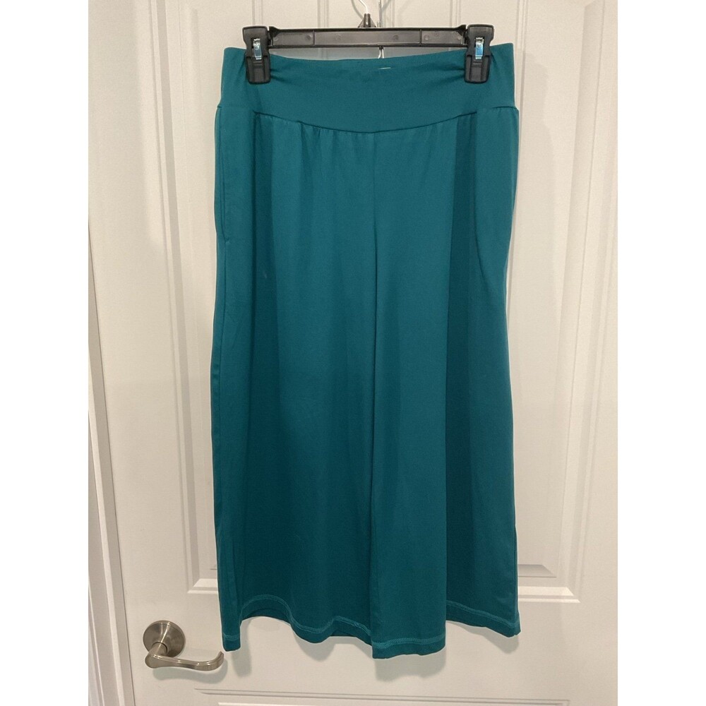 EUC Lug Coupe Wide Leg Cropped Pants Small Teal